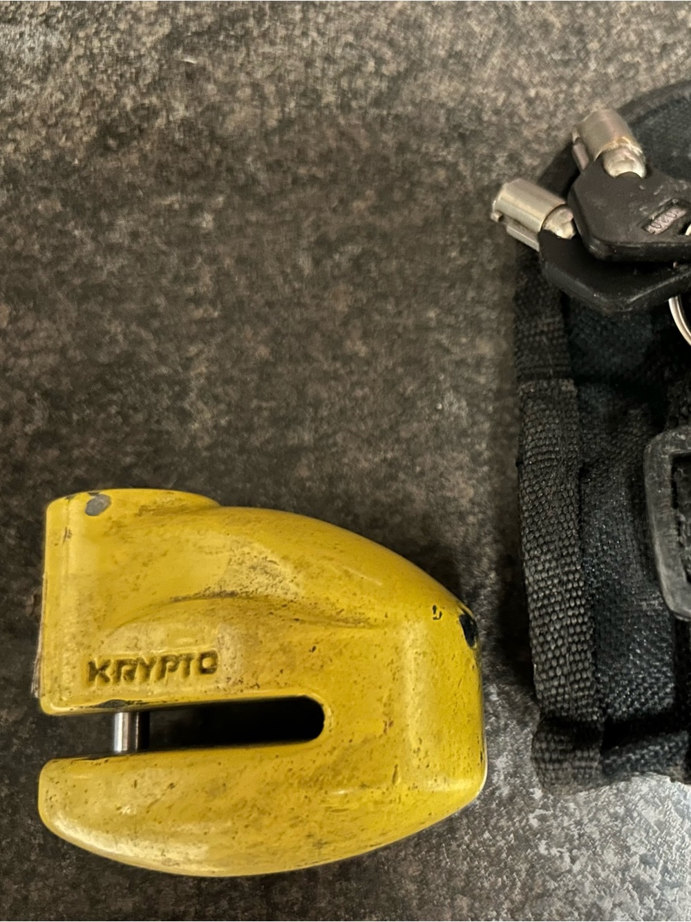 Kryptonite Motorcycle Disc Brake Lock